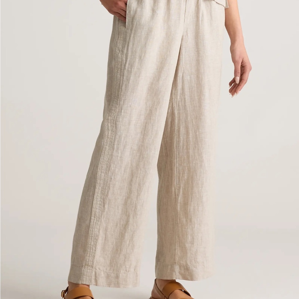 Quince Linen Wide Leg Pants XS 28” Inseam